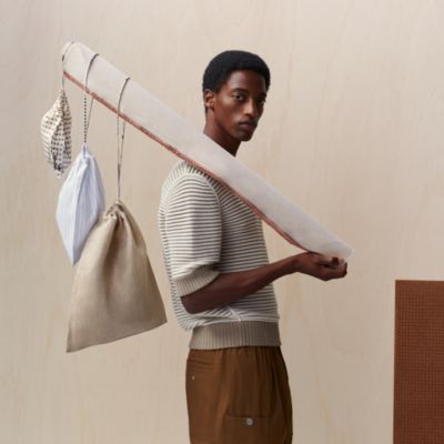 シルクニットタイ 6 cm 《ユニ》 - ブラック | Hermès - エルメス-公式
